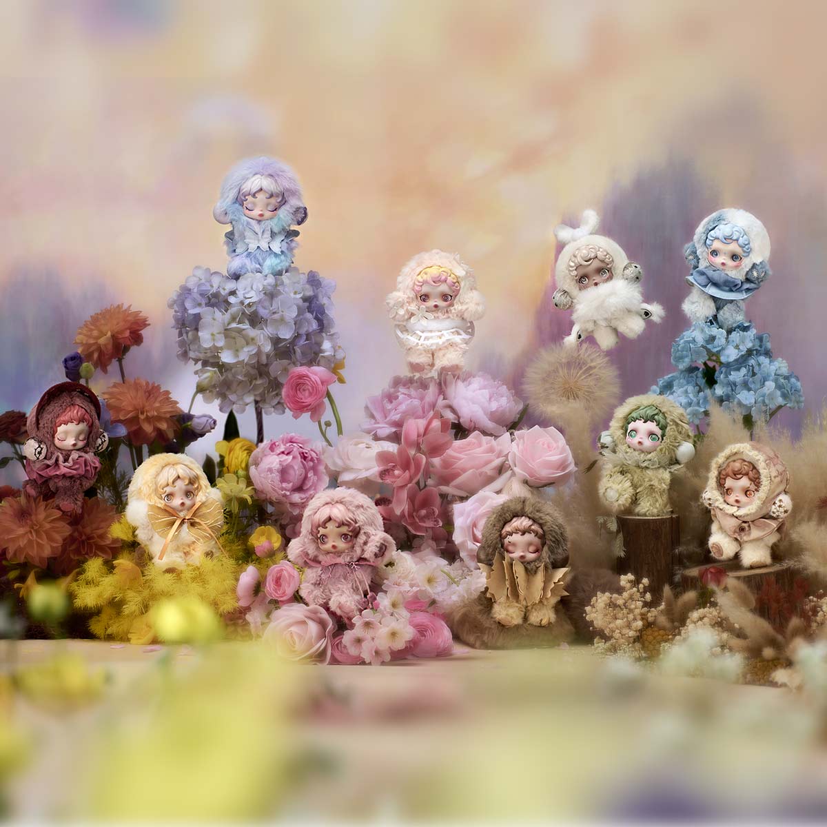 SKULLPANDA L’impressionnisme セット売り まとめ売り SKULLPANDA L'impressionnisme Series Plush Doll - POP MART