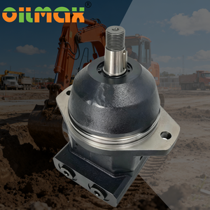 Moteur à piston à axe courbé A10FE63 63cc, circuit fermé, 280/350 bar, spécifications techniques, compatible Rexroth, pour excavatrice - Product Image 1