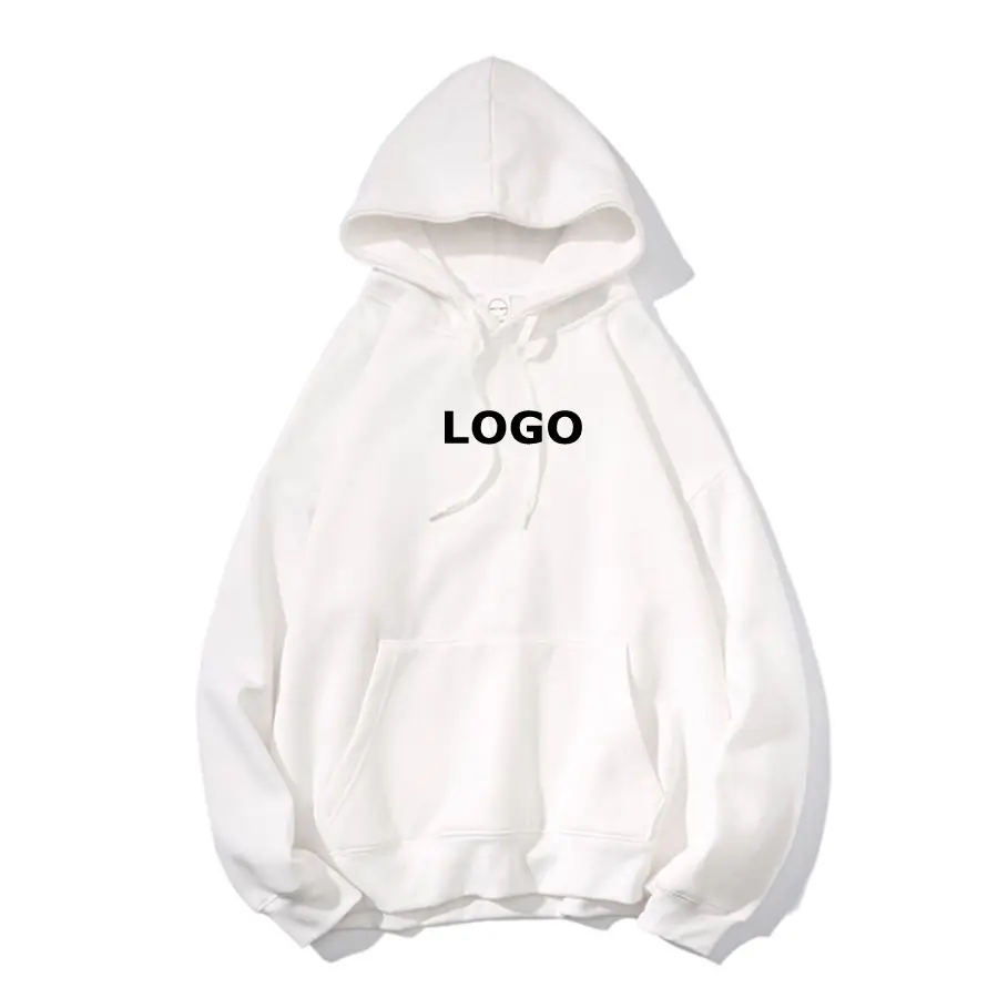 Wholesale high quality cotton black casual men's hoodie custom logo graphic Sweater