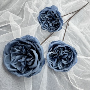 Giá bán buôn nhân tạo <span class=keywords><strong>Austin</strong></span> Rose Stem 3 đầu lụa <span class=keywords><strong>Austin</strong></span> hoa hồng Hoa sắp xếp - Product Image 4