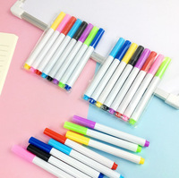 Marqueur pour tableau blanc effaçable et lavable, 12 couleurs, simple, économique, coloré, marque OEM, fabriqué en Chine, 113x10mm