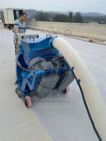 Jichuan Blaster à billes automatique haute productivité pour garage de stationnement, avec moteur à billes d'acier, pour le ponçage et un collecteur de poussière par aspiration