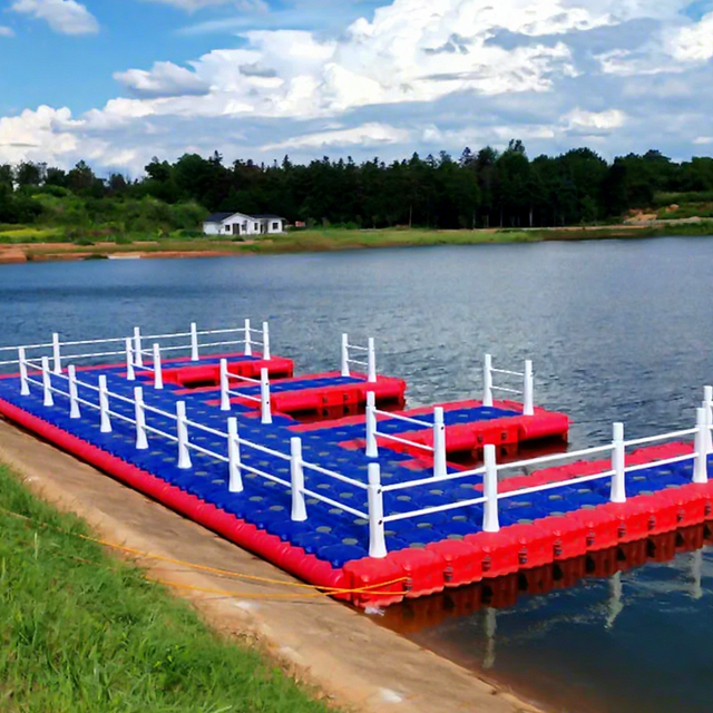 BUYEE Wholesale Price Marine Floating Dock HDPE Modular Pontoon Cube Floating Docks with UV Protection for Boats and Jet Ski