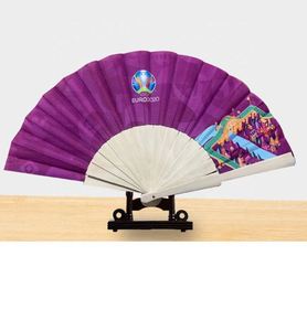 Wholesale Customized Rainbow Carved Bamboo Fabric Gay Pride Folding <b>Handheld</b> <b>Fan</b> 23cm White Ribs Eco-Friendly Halloween Chinese - Product Image 1