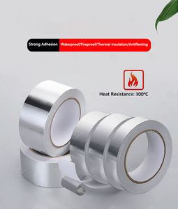 เทปกาวอลูมิเนียมฟอยล์ทนความร้อนสูงสีทองแดงน้ำเงินน้ำตาลอะลูมิเนียมเสริมสำหรับ havc - Product Image 5