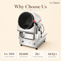 Machine de cuisson rotative professionnelle à gaz pour wok, pour cuisine de restaurant