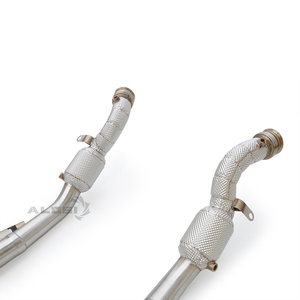 Tubo de Escape de Alto Flujo con Aislamiento Térmico para Benz S600 5.5T W220 (2003-2005), Acero Inoxidable - Product Image 6