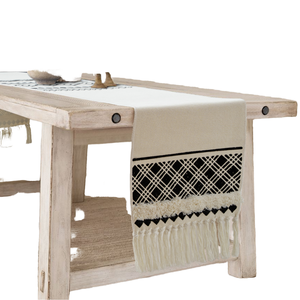 Juego de Decoración de Mesa de Estilo Nórdico, Listo para Enviar, Camino de Mesa al por Mayor con Borlas para Bodas, Hogar, Cocina o Restaurante - Product Image 4