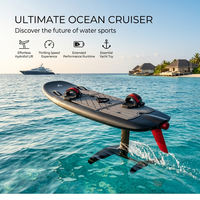 Livraison DDP Vente en gros 20KW 68KMH Efoil Planche de surf hydrofoil volante Ocean Cruiser Yacht Toy Scooter aquatique Équipement Sportif
