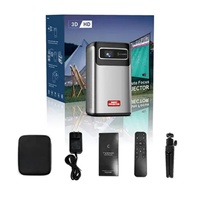 Projecteur DLP 3D intelligent portable C2000 avec autofocus TOF, 180 lumens ANSI, batterie 8000 mAh, Android 9.0, 2 Go de RAM