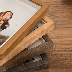 Custom Wood Grain Photo <strong>Frame</strong>, Minimalist DIY Shadow Box <strong>Frame</strong> , Small Tabletop Display <strong>Frame</strong> for Picture &amp; Memorabilia - Product Image 4