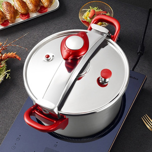 Stainless Steel Pressure Cooker Large Capacity Thickened Explosion Proof <b>For</b> Gas And <b>Induction</b> Stoves - Product Image 3