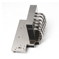 Dissipateur thermique personnalisé en aluminium avec ailettes en cuivre et caloduc, de 3W à 300W