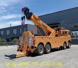 HOWO รถบรรทุกดีเซล8X4 30ตัน50ตัน60ตันรถกู้ภัยหมุนได้360องศา - Product Image 5