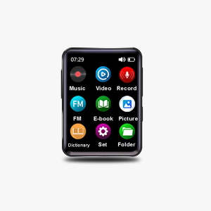 เครื่องเล่น MP3 หน้าจอสัมผัสขนาด 2.4 นิ้ว ตัวเครื่องทำจากอลูมิเนียมอัลลอยด์ หน่วยความจำ 64GB เล่นเสียงแบบไม่สูญเสียคุณภาพ แบตเตอรี่ใช้งานได้นาน 20 ชั่วโมง - Product Image 4