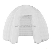 Orient Inflatables Tente chapiteau dôme gonflable avec éclairage LED de 5m de diamètre Tente Igloo à air pour événement