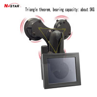 Support robuste à ventouse triple pour écran de fenêtre, moniteur, PC, tablette