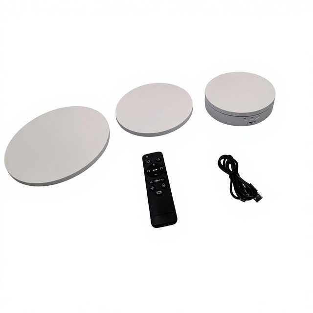 360 Degree Electric Auto-Rotation Photography Rotating Turntable 15cm -18/22cm 3 in 1 Display Stand Display Turntable showcase