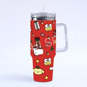 <span class=keywords><strong>Taza</strong></span> térmica con aislamiento de doble pared de acero inoxidable para regalo de Navidad personalizada, <span class=keywords><strong>taza</strong></span> de café de viaje, vaso de 40oz con asa-<span class=keywords><strong>Comprar</strong></span> - Product Image 4