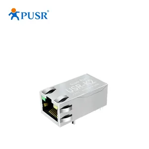 PUSR K2/K3 TTL至以太网嵌入式tcp/ip模块10/100 Mbps以太网端口支持硬件流控制Modbus网关