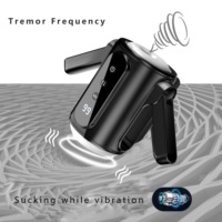 Original Teleskopischer Vibrierender Automatischer Masturbationsbecher mit 2 Griffen Elektrische Masturbationsmaschine Sexspielzeug für Männer