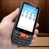 Ordinateur mobile portable, terminal de données robuste, PDA avec lecteur de codes-barres 1D/2D, IP65, écran 4 pouces, appareil photo 13MP, Android 12/15 en stock