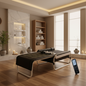 سرير تدليك حراري جديد بتقنية الأشعة تحت الحمراء على طراز هابي دريم كوريا V3 مع وظيفة التدليك بالحرارة والتدليك العميق - Product Image 3