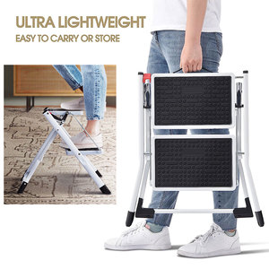 European Design Steel Folding <strong>Step</strong> <strong>Ladder</strong> Custom Length Household Portable Safety <strong>Ladder</strong> for <strong>Kitchen</strong> Made of Stainless Steel - Product Image 2