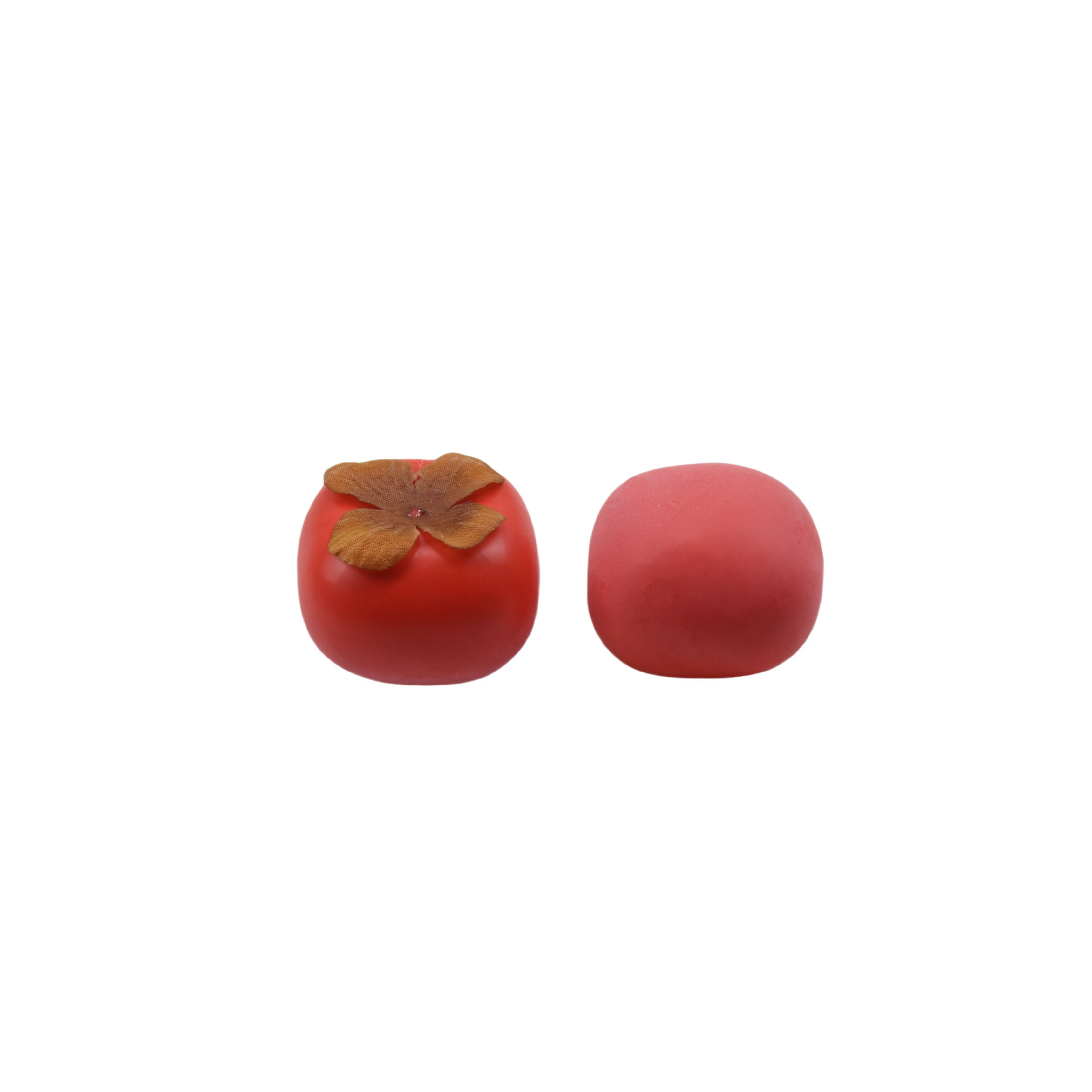 5,5 cm rouge avec feuilles