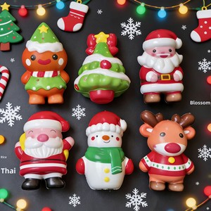 ของเล่นบีบคลายเครียดคริสต์มาสใหม่ ตุ๊กตาการ์ตูนซานตาคลอส PU ของเล่นพัฒนาสมองแบบค่อยๆคืนตัว เหมาะสำหรับทุกเพศทุกวัย 15-35 ปี - Product Image 6