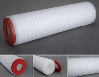 Fabricante de filtros de agua al por mayor chino 0,45 cartucho de filtro plisado Micro Absolute PP cartucho de repuesto de filtro de agua