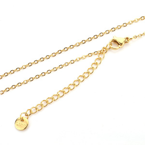 Juego de cadenas de acero inoxidable con cierre de langosta, cadena de extensión para bricolaje, collar, pulsera, accesorios de joyería, patrón geométrico ovalado - Product Image 3