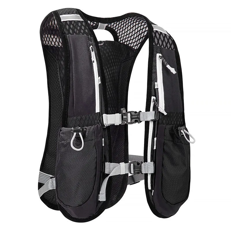 Custom Outdoor Sports Marathon Hiking 5L Water Bag Lightweight Hydration Pack Multi-functional Trail Running Vest