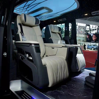 Sièges de voiture de luxe électriques en cuir avec glissière automatique pour Toyota Hiace Vito, modification des sièges de fourgonnette