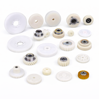 Piñones de Cadena de Plástico OEM, Engranajes de Plástico de Ingeniería PA6/Nylon/POM/UHMWPE/PTFE