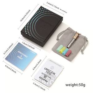 Nuovo aggiornamento magnetico resistenza alla respirazione in acciaio inox collana regolabile Vintage aromaterapia cotone nucleo ansia - Product Image 4