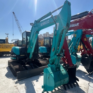 Excavadora de Cadenas Kobelco SK55 de 5.5T Usada de Alta Calidad, Mini Excavadora Hidráulica con Pocas Horas de Trabajo, Precio Económico en Venta - Product Image 3