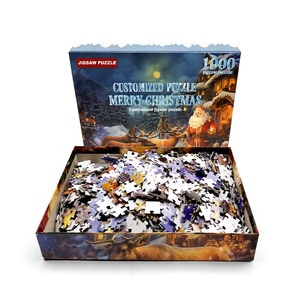 2024 Offre Spéciale style de Noël Matériaux en PVC et papier de haute qualité Puzzles personnalisés de <span class=keywords><strong>1000</strong></span> <span class=keywords><strong>pièces</strong></span> pour enfants et adultes - Product Image 1