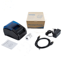 Printer seluler Mini portabel, Printer termal gigi biru 58mm untuk Android BT-58D