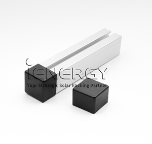 Revêtement d'extrémité noir en plastique pour rail de panneau solaire Système solaire Rail standard <span class=keywords><strong>Couvercle</strong></span> de rail solaire noir - Product Image 4