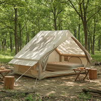 Carpa Inflable de Camping de Nailon Oxford de Alta Calidad para Uso Familiar al Aire Libre, Carpa de Verano de Una Habitación, Tamaños Personalizables