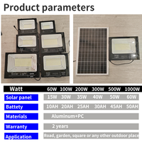 Projecteur LED solaire IP67 en aluminium, étanche, télécommande, batterie LiFePO4, lumière du jour 6000K, lampe de jardin haute puissance