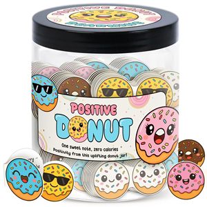60 Tarjetas de Notas Inspiradoras y Encantadoras, Mensajes que Mejoran el Estado de Ánimo en un Frasco, Regalo Ideal para Amantes, Amigos y Colegas - Product Image 1