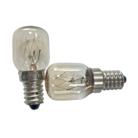 Ampoule de four à micro-ondes 15W 25W 120V 220V E12 E14 Petite ampoule à vis pour voyant lumineux T22 T25 ST26