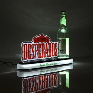 Factory Manufacture Beer Vodka Bottle Glorifiers With Logo Lighting Up