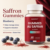 ACORN OEM Gummies au Safran Sans Sucre pour Femmes – Compléments pour le Soutien de l'Humeur