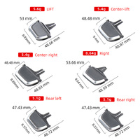 Nouvelles aérations de climatisation de voiture en ABS+PC à installation rapide pour Série 5 G30/G31/G38 M5 F90 6 G32 Pièce auto
