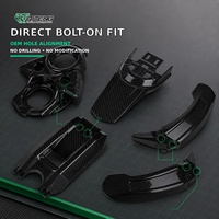 Kit de carénage en fibre de carbone pour Sur-Ron Light Bee LBX, garde-boue et cache-batterie à visser, amélioration pour moto tout-terrain