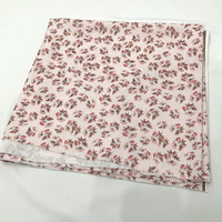 Kain Microfiber Corduroy Motif Bunga Kecil Cetakan Bunga untuk Musim Gugur dan Musim Dingin Lembut Bernapas Ringan Jaket Celana Aksesoris Rambut