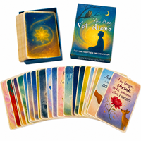 Vente en gros personnalisée de 50 cartes d'affirmation douce, jeu d'oracle, cartes de guérison spirituelle, cartes de tarot parfumées, OEM ODM